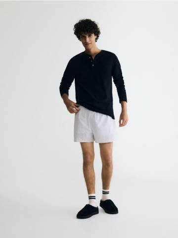 Reserved - Боксери loose, 3 штук - синій - 012ES-55X Reserved - Боксери loose, 3 штук - синій - 012ES-55X