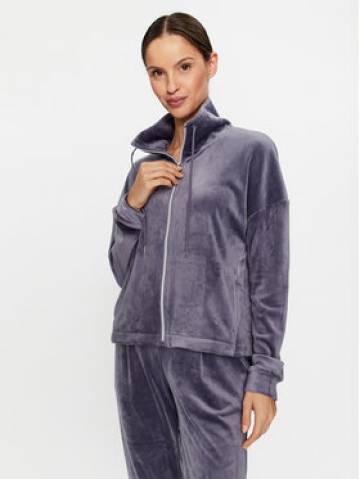 Triumph Світшот Cozy Comfort Velour Zip Jacket 10216555 Сірий Regular Fit Triumph Світшот Cozy Comfort Velour Zip Jacket 10216555 Сірий Regular Fit