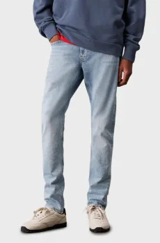 Мужские голубые джинсы SLIM TAPER Голубой 32-32 Calvin Klein Jeans J30J327151
