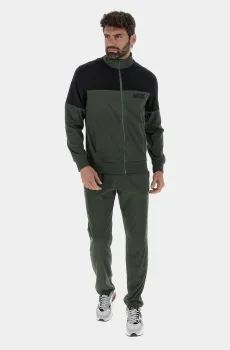 Мужской зеленый спортивный костюм (кофта, брюки) Зеленый S Lotto 217715/09R