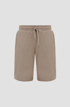 Мужские бежевые шорты с узором Бежевый L Guess M5GD41.KCRY0;A90N