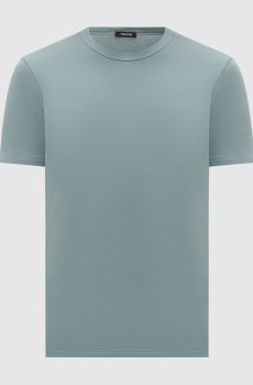 Футболка зеленого цвета с нашивкой логотипа