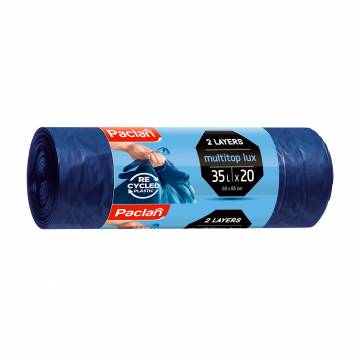 Пакеты для мусора Paclan Multitop Lux 35 л, 20 шт Пакеты для мусора Paclan Multitop Lux 35 л, 20 шт