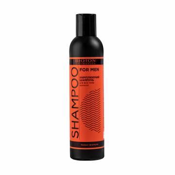 Мужской укрепляющий шампунь Bioton Cosmetics For Men Shampoo для всех типов волос, 250 мл Мужской укрепляющий шампунь Bioton Cosmetics For Men Shampoo для всех типов волос, 250 мл