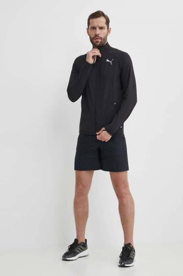 Куртка для бега Puma Elite Ultraweave цвет чёрный переходная 524984 Куртка для бега Puma Elite Ultraweave цвет чёрный переходная 524984
