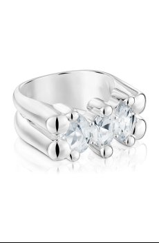 Серебряное кольцо Tous 12 Bold Bear Gem