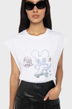 Женский белый топ Cloe Белый M ZADIG&VOLTAIRE JWTT01276_WHITE