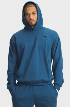 Мужское синее худи UA Rival LW Hoodie Синий XXL Under Armour 6012335-498
