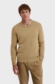 Мужской бежевый шерстяной джемпер Бежевый XXL Pierre Cardin PC.-C5 51600.5122
