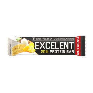 Протеиновый батончик Nutrend Excelent Protein Bar Ананас + кокос, 85 г Протеиновый батончик Nutrend Excelent Protein Bar Ананас + кокос, 85 г