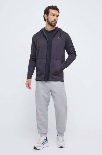 Кофта Burton мужская цвет серый с капюшоном однотонная Кофта Burton мужская цвет серый с капюшоном однотонная