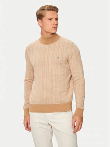 Tommy Hilfiger Гольф MW0MW37023 Бежевий Regular Fit