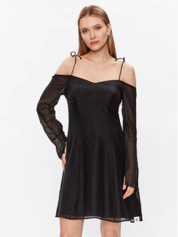 Calvin Klein Jeans Повсякденна сукня J20J222134 Чорний Regular Fit Calvin Klein Jeans Повсякденна сукня J20J222134 Чорний Regular Fit