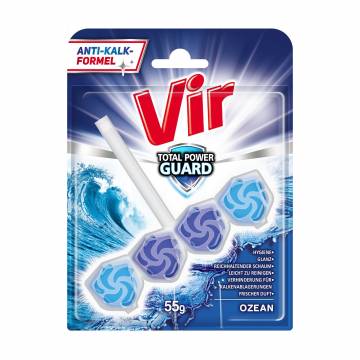 Туалетный блок Vir Total Power Guard Океан, 55 г Туалетный блок Vir Total Power Guard Океан, 55 г