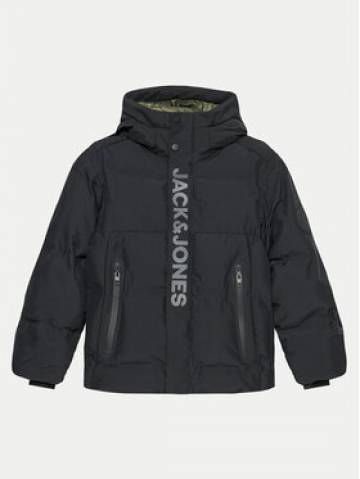 Jack&Jones Junior Пуховик Alpha 12262162 Чорний Regular Fit Jack&Jones Junior Пуховик Alpha 12262162 Чорний Regular Fit