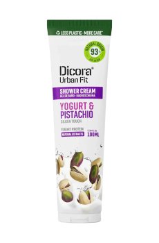 Крем для душа Dicora Urban Fit Протеиновый йогурт и фисташки, 100 мл