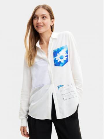Desigual Сорочка Genova 24SWCW21 Білий Regular Fit Desigual Сорочка Genova 24SWCW21 Білий Regular Fit