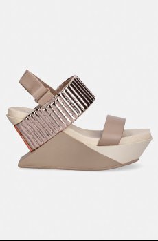 United Nude сандалии на каблуке кожаные Delta Wedge Puffier