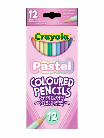 Набір кольорових олівців Crayola Пастельні 12 шт (68-3366) Набір кольорових олівців Crayola Пастельні 12 шт (68-3366)
