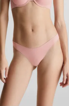 Женские розовые трусики BRAZILIAN Розовый XS Calvin Klein 000QF7324E