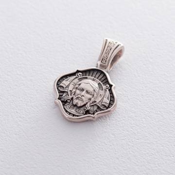 Серебряная ладанка Спас Нерукотворный 132915 Серебряная ладанка Спас Нерукотворный 132915