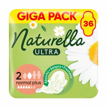 Гигиенические прокладки NATURELLA Ultra Normal Plus, размер 2, 36 шт Гигиенические прокладки NATURELLA Ultra Normal Plus, размер 2, 36 шт