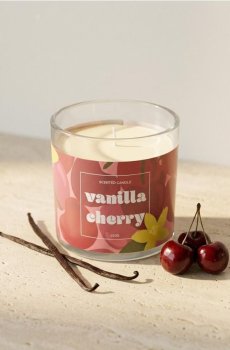 Ароматична свічка Vanilla Cherry - рожевувато-ліловий
