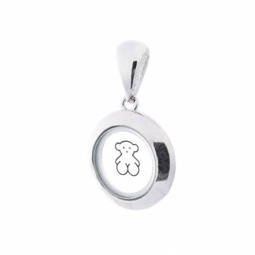 Серебряная подвеска "Мишка Teddy" 132688 Серебряная подвеска "Мишка Teddy" 132688