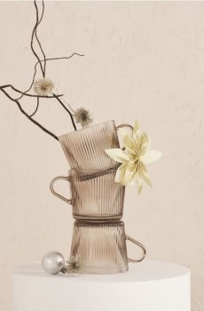 Кухоль, 4 шт. - бежевий