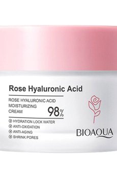Увлажняющий крем для лица Bioaqua Rose Hyaluronic Acid Moisturizing Cream с экстрактом розы и гиалуроновой кислотой, 50 г
