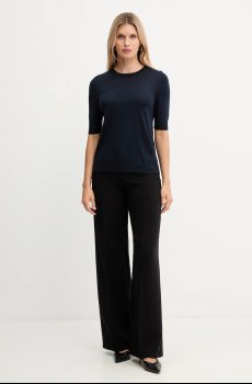 Шерстяная футболка BOSS Farbella