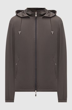 Коричневая спортивная куртка