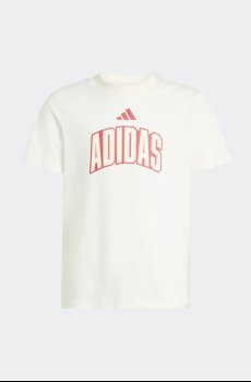 Детская хлопковая футболка adidas