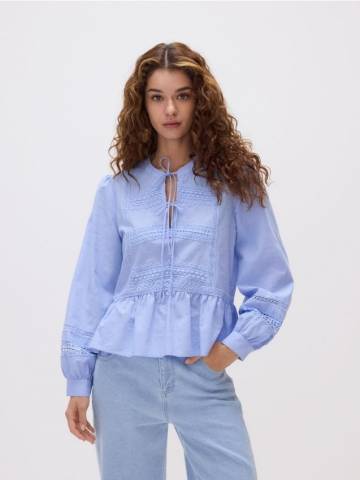 Reserved - LADIES` BLOUSE - світло-блакитний - YR316-50X Reserved - LADIES` BLOUSE - світло-блакитний - YR316-50X
