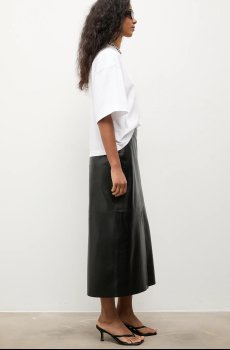 Answear.LAB юбка с вырезом из кожи