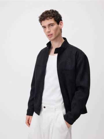 Reserved - Куртка з коміром-стійкою - чорний - 9454N-99X Reserved - Куртка з коміром-стійкою - чорний - 9454N-99X