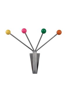 Настенная вешалка для одежды Present Time Neptune Small Chrome