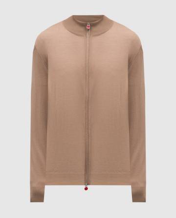 Коричневый кардиган из шерсти