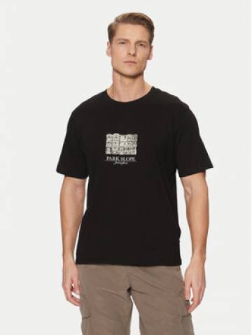 Jack&Jones Футболка Boston 12273400 Чорний Relaxed Fit Jack&Jones Футболка Boston 12273400 Чорний Relaxed Fit