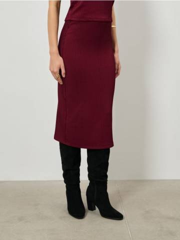 Мідіспідниця - коричневий Мідіспідниця - коричневий