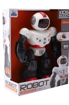 Интерактивная игрушка робот Robot с оружием и щитом, со звуковыми, световыми эффектами и записью голоса, от 3 лет (7102037)