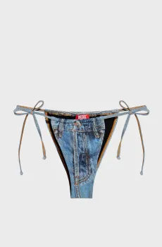 Женские синие трусики от купальника MUTANDE Синий XS Diesel A19158 0BNCW