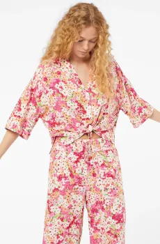 Женская рубашка с узором GABBIE Разноцветный L Etam 6538064