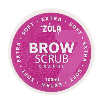 Скраб для бровей Zola Brow Scrub Extra Soft Апельсин, 100 мл Скраб для бровей Zola Brow Scrub Extra Soft Апельсин, 100 мл