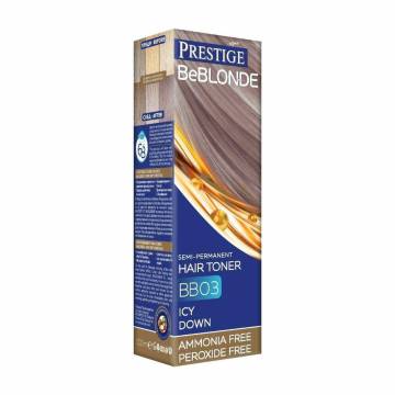 Безаммиачный оттеночный бальзам для волос Vips Prestige BeBlond Semi-Permanent Hair Toner BB03 Icy Dawn, 100 мл Безаммиачный оттеночный бальзам для волос Vips Prestige BeBlond Semi-Permanent Hair Toner BB03 Icy Dawn, 100 мл