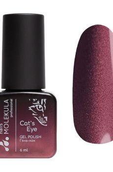 Гель-лак для ногтей Nails Molekula Professional Ceramic Cats Eye Gel Polish CC10, 6 мл