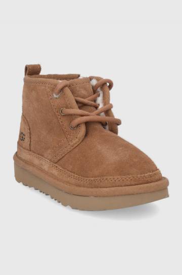 Детские замшевые сапоги UGG цвет коричневый Детские замшевые сапоги UGG цвет коричневый