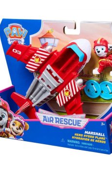 Игровой набор Paw Patrol Большой спасательный самолет, с водителем Маршал, от 3 лет, 4 детали (SM97236/6071174)