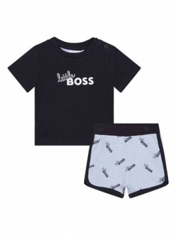 Boss Набір футболка і спортивні шорти J98415 Cиній Regular Fit Boss Набір футболка і спортивні шорти J98415 Cиній Regular Fit