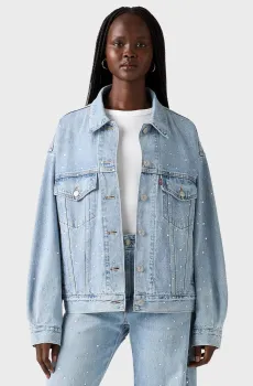 Женская голубая джинсовая куртка Голубой S Levi’s® A1743;0145